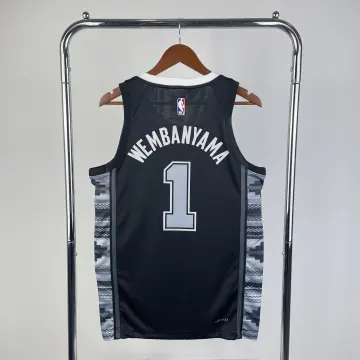 San Antonio Spurs Men's Nike #1 Victor Wembanyama 2022-2023 Classic Edition  Swingman Jersey