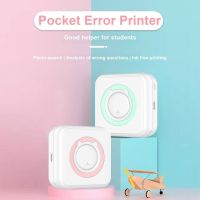 ▪ 2022 Mini Portable Thermal Printer Paper Photo Pocket Thermal Printer Printing Wireless BT Connect Printers 200 dpi Photo Label