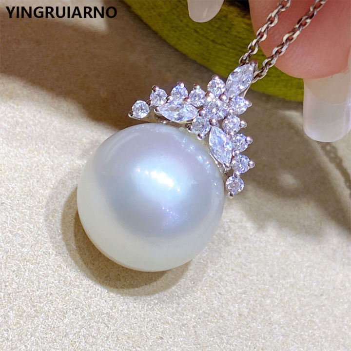 yingruiarno-sterling-silver-natural-pearl-necklace-zircon-white-pearl-necklace-adjustable-pearl-necklace