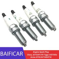 Brand New Genuine 4Pcs/Set Spark Plug  F4J16-3707010 For Chery JETOUR X70 Tiggo 4/5/7/8/5X Arrizo 5/7/6 E4T15/E4T16 1.5T 1.6T