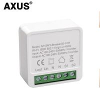 Axus 16a สวิตช์ Diy Wi-Fi ขนาดเล็กรองรับการควบคุม2ทางโมดูลอัตโนมัติทำงานร่วมกับ Alexa Google Home Smart Life App