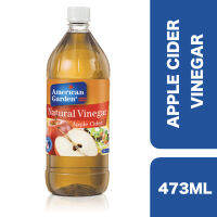 American Garden Natural Apple Cider Vinegar 473ml ++ อเมริกันการ์เด้น น้ำส้มสายชูหมักจากแอปเปิ้ล 473มล.