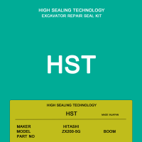 HST ชุดซ่อมกระบอกไฮดรอลิค HITACHI ZX200-5G / BOOM ARM BUCKET Cylinder Seal Kit / Hitachi Excavator