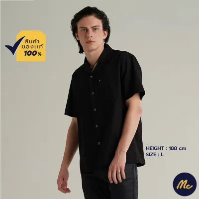 Mc JEANS เสื้อเชิ้ตแขนสั้นผู้ชาย MSSZ19720