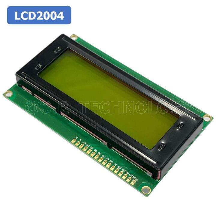 1ชิ้น-aa016-โมดูลจอแสดงผล-lcd2004-yellow-green-backlight-จอแสดงผล-หน้าจอ-lcd-module