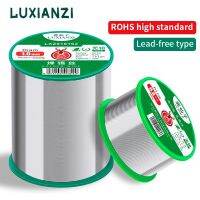 Luxainzi Sn99.3ลวดเหล็กอัลลอยแบบไร้ตะกั่ว500กรัม Cu0.7 0.5/0.8/1.0/1.5มม. การขัดผิวด้วยกานพลูม้วนลวดไม่มีกระป๋องทำความสะอาดเครื่องมือเชื่อม Bga