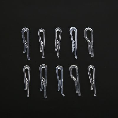 100pcs Transparent Clip Shirt Clip Skid Proof Clothing Clip Clothes Clip Fixed Skirt clip Packing Clothes And Accessories
