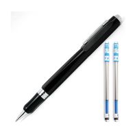 OHTO PEN ปากกา OHTO Pen Dude Series Ceramic Rollerball Technology Pen(Black)+ไส้ปากกาหมึกน้ำ C-305(0.5)(Blue) 2 ชิ้น