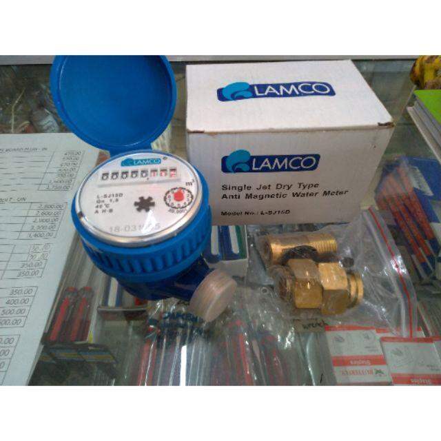 Lamco Heavy Duty Water Meter 1/2 Brass Type (Submeter) / Sub meter Anti Lazada PH
