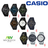 นาฬิกา รุ่น นาฬิกา Casio Standard นาฬิกาข้อมือผู้ชาย สายเรซิ่น รุ่น MRW-200H-5B MRW-200H-7B MRW-200H-7E MRW-200H-9B ของแท้100% ประกันศูนย์CASIO 1 ปี จากร้าน MIN WATCH