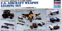 โมเดลประกอบ U.S. Aircraft Weapon Loading Set  1 /72  HASEGAWA