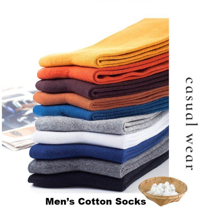 10-pairs-high-quality-spring-autumn-mens-cotton-socks-size-38-45-long-socks-for-men-dress-socks-male-gifts-business-casual-sox