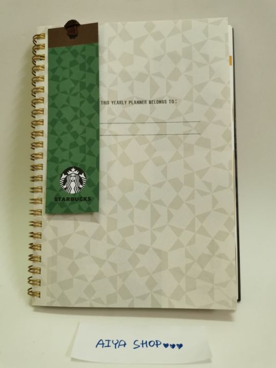 สตาร์บัคส์แพลนเนอร์-2012-starbucks-planner-2012-สมุดจดบันทึก-ไดอารี่สตาร์บัคส์-ของแท้-ของสะสม