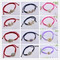 Mutiple Knots Red String Bracelets Colorful CZ Charms For Protection Good Luck Amulet for Success Handmade Rope Couple  39;s Bangle 【hot】lkr131