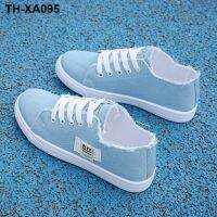 ☁ shoes female students Korean version 2021 new all-match white flat sneakers