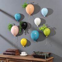 Creative American Ceramic Balloon Wall Hanging Flower Pot Wall Hanging Vase For