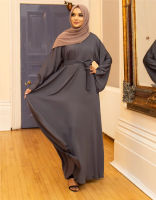 LUQUTCR ชุดเดรสฤดูร้อนวินเทจชุดเดรสมุสลิมทึบลำลอง Abaya Marocain เสื้อคลุมชาวเติร์ก Femme