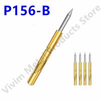 【LZ】 100PCS P156-B Spring Test Probe P156-B1 Copper Nickel Plated  Sharp Tip Probe Test Pin Length 34mm Test Accessories Pogo Pins