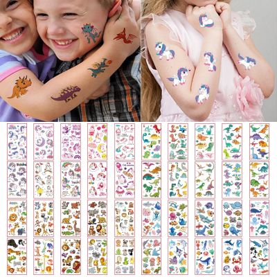 【CW】◎﹍✳  10Sheets/lot Children Cartoon Unicorn Temporary Stickers Baby Shower Kids Makeup Sticker Tattoos