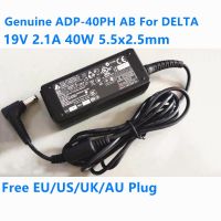 ของแท้19V 2.1A 40W Delta ADP-40PH AB ADP-40KD BB แหล่งกระจายไฟ AC อะแดปเตอร์สำหรับ ASUS VX239 VZ229 VZ249 VG278จอแอลซีดี Charger