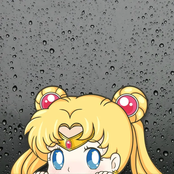 LWF HOT]◇◊ 15x13cm Funny Sailor Moon Anime Peeker Car Stickers on  Motorcycle Suitcase Home Decor Laptop Covers Vinyl Decal KK | Lazada PH