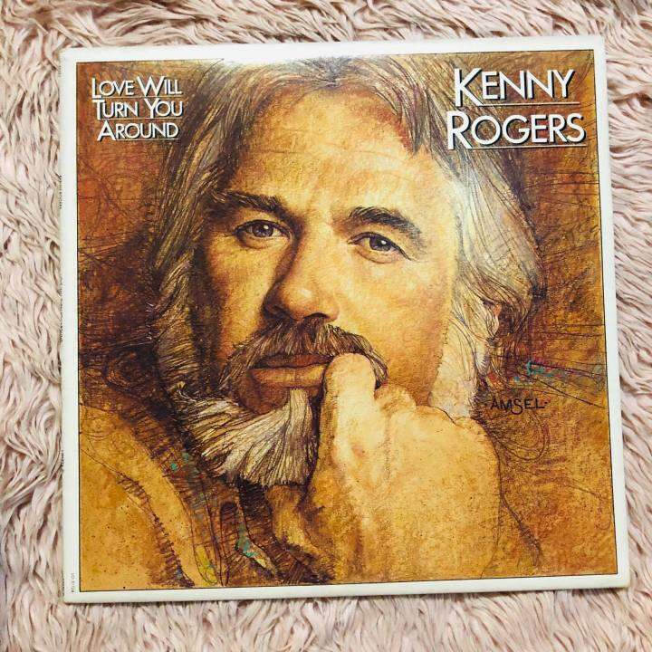 KENNY ROGERS Love Will Turn You Around LP Record Vinyl Rare Plaka 33
