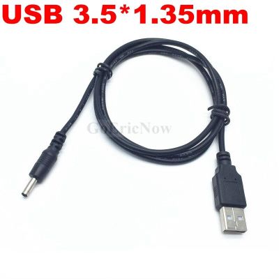 1 pcs Type A Male USB Turn to DC Power Male Plug Jack Adapter  Male 3.5mm x 1.35mm Power Converter Cable Cord USB to 3.5*1.35  Wires Leads Adapters