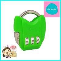 กุญแจรหัส CYBER LOCK PL802 38.3 มม. รหัส 3 หลัก สีเขียวCOMBINATION PADLOCK CYBER LOCK PL802 38.3MM 3-DIGIT GREEN **ลดราคาจัดหนัก **