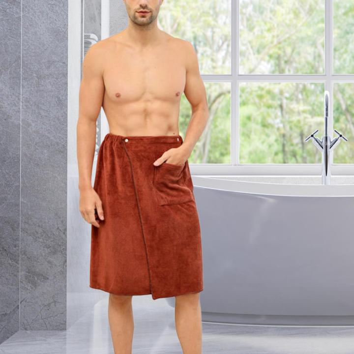 wdclever-ผ้าเช็ดตัวห่อรอบๆผ้าเช็ดตัวไมโครไฟเบอร์สำหรับผู้ชายสำหรับโรงแรมอาบน้ำชายหาด