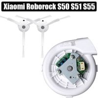 แปรงด้านข้างพัดลมสำหรับ Xiaomi Roborock S50 S51ชิ้นส่วนเครื่องดูดฝุ่นหุ่นยนต์ใหม่