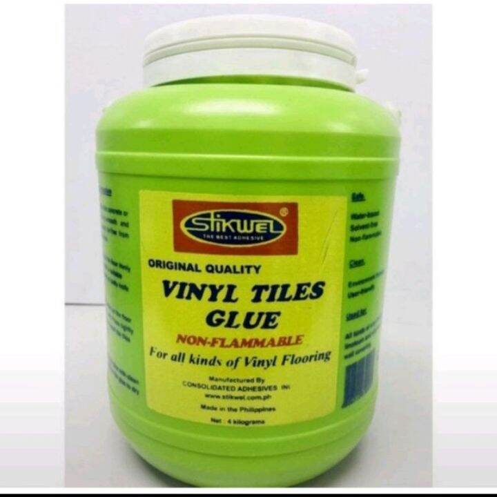 Stikwel Vinyl Tile Glue 1liter and 1gallon Lazada PH