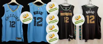 Original NBA Men's Green AU Memphis Grizzlies #2 Williams 10 Bibby 12 Ja  Morant 50 Randolph Throwback Basketball Jersey Teal Green