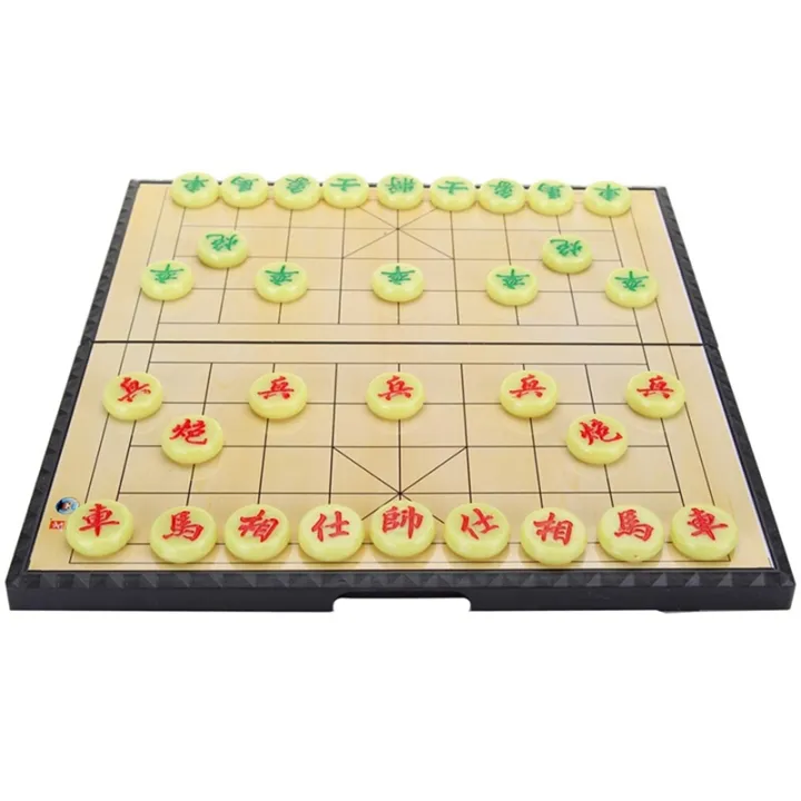 Classic Bamboo Chinese Chess Set (Xiangqi) - 2 Player Board Game, Gift For Ages 12+