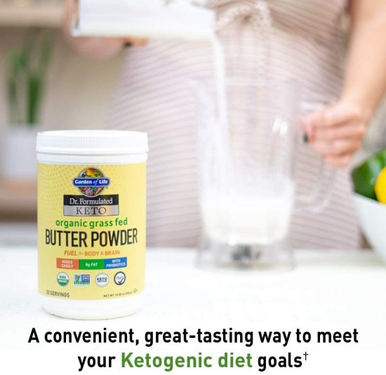 Bột bơ hữu cơ ăn kiêng garden of life organic grass fed butter powder - ảnh sản phẩm 6