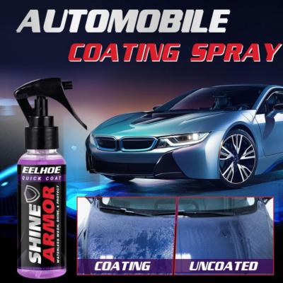 【cw】Car Scratch Repair Spray Quick Ceramic Coating Car Wax Polish Spray Superhydrophobic Liquid Auto Quick Coat Polish Sealer Spray ！