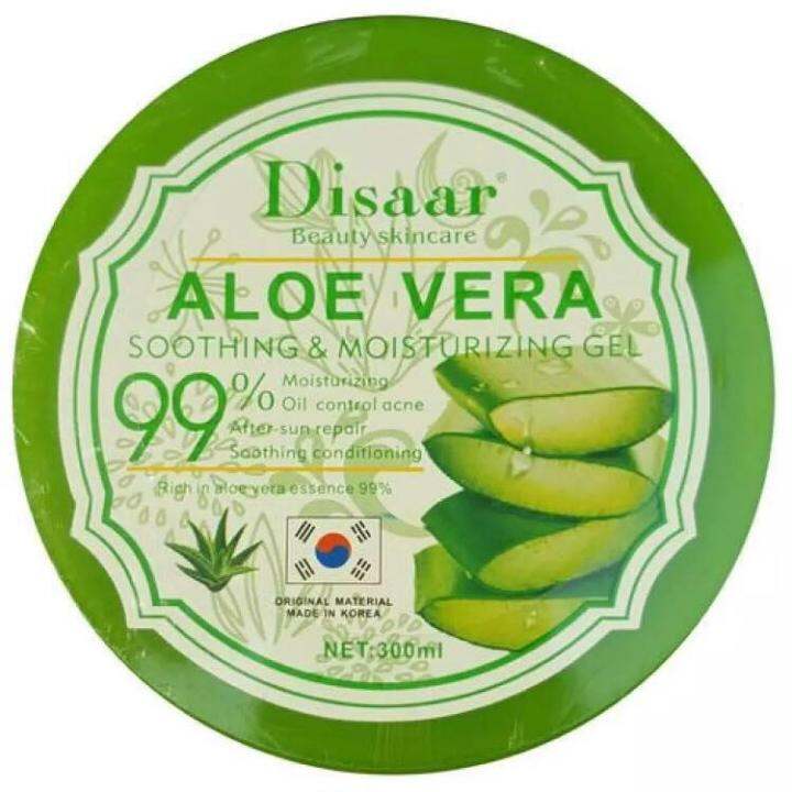 Qq Disaar 99 Aloe Vera Soothing And Moisturizing Gel 300ml Lazada Ph 6192