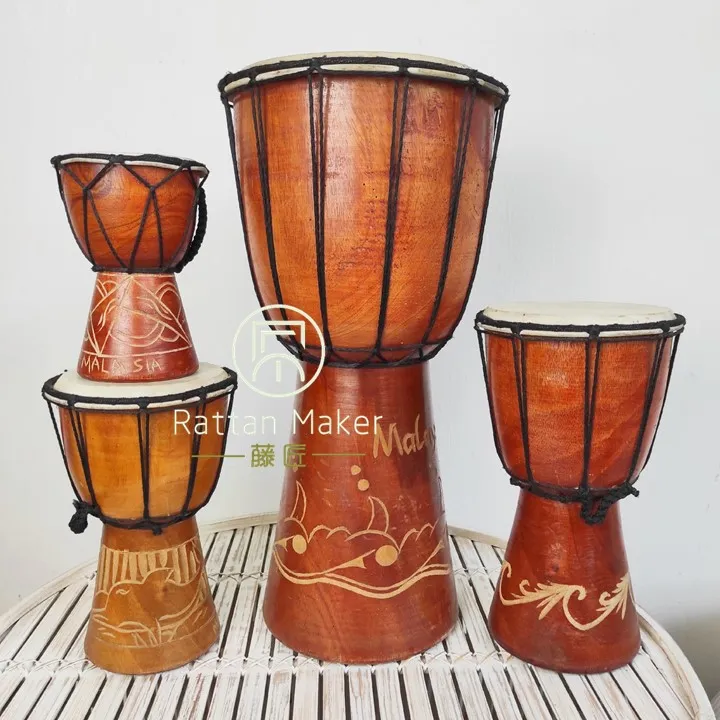 Gendang Melayu Kompang Malay Drum Traditional Music Instruments from Rattan Maker Lazada