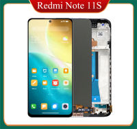 หน้าจอ AMOLED สำหรับ Xiaomi Redmi Note 11S 2201117SG 2201117SI เปลี่ยนจอแสดงผลแอลซีดีดิจิทัลหน้าจอสัมผัสสำหรับ Redmi Note 11S