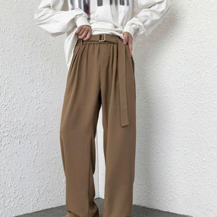 bugilaku-กางเกงผู้ชายกางเกงลำลองอิตาเลียน-กางเกงไฮเอนด์แต่งระบายและหล่อกางเกงชุดอเนกประสงค์