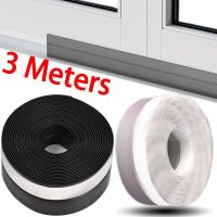 3Meters Self-adhesive Sealing Strip Door and Window Glass Window Anti-collision Rubber Strips Silica Gel Sound Insulation Strip Decorative Door Stops