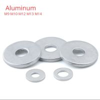 10/100 buah aluminium pencuci datar cincin segel gasket pasang segel minyak fitting M9 M10 M12 M13 M14 ketebalan 0.5 1 1.5 2 3 mm