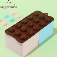 1PCS Silicone Mold 15 Cells Chocolate Mold 3D Fondant Patisserie Candy Bar Mould Cake Mode Decoration Kitchen Baking Accessories Bread  Cake Cookie Ac