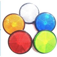 【hot】☒☫  KMIND Round Reflector Car Trucks Motorcycle Tractor Trai Trailer Night Reflective Refraction