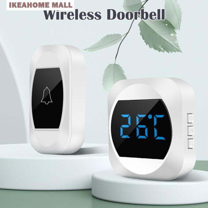 IKEAHOME Wireless Doorbell 600ft Long Range Door Bells with 4 Volume