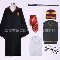 Harry Potter Women Men Cosplay Costumes Magic Robe Cloak Cape Role Play Clothes School Uniform Halloween Carnival Costumes