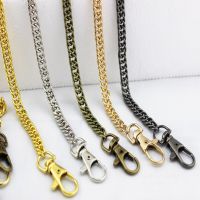 40-140CM 7mm  Metal Purse Chain Strap Handle Replacement Handbag Shoulder Bag Chain Accessories Light Gold/Silver/Black/Bronze