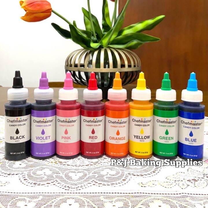 Chefmaster Candy Color 2oz ( Oil-based food color ) | Lazada PH