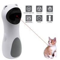 【Worth-Buy】 PETS MART mall อัตโนมัติแมวของเล่นทีเซอร์แมวล้อเล่นสัตว์เลี้ยงการฝึกอบรมแบบโต้ตอบความบันเทิงของเล่นหลายมุมปรับ USB ค่าใช้จ่าย