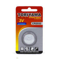 ถ่านกระดุม TORIYAMA Button Cells   CR2032 (1 กล่องบรรจุ 40 ชิ้น )