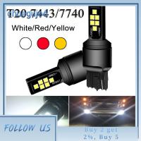 CHUEGUJE6ไฟท้าย7440 12SMD 3030 W21W 7443 W21/5W สัญญาณไฟเลี้ยวไฟตัดหมอกไฟเบรครถ